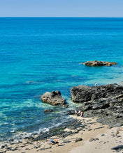 Load image into Gallery viewer, Summer on the Rocks in Granville - Normandy Print - La Porte Bonheur