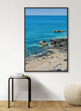 Load image into Gallery viewer, Summer on the Rocks in Granville - Normandy Print - La Porte Bonheur