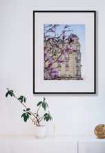 Load image into Gallery viewer, Pink Magnolias on the Avenue - Paris Print - La Porte Bonheur