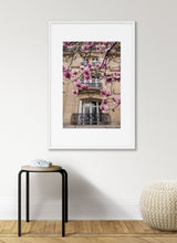 Load image into Gallery viewer, Spring Windows - Paris Print with Magnolias - La Porte Bonheur