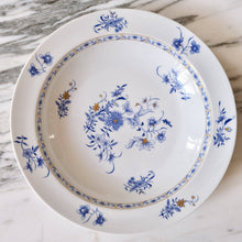 Load image into Gallery viewer, Bernardaud "Pekin" Blue and White Round Serving Bowl - La Porte Bonheur