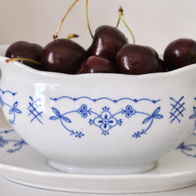 Load image into Gallery viewer, Kalk Eisenberg Blue and White Saucier - La Porte Bonheur