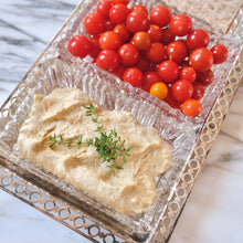 Load image into Gallery viewer, Silver Plated Tray with Glass Dishes - La Porte Bonheur