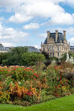 Load image into Gallery viewer, Late Summer Flowers in the Tuileries - Paris Photography - La Porte Bonheur