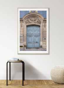 Left Bank Blue Door - Paris Photography - La Porte Bonheur