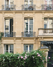 Load image into Gallery viewer, Paris Apartment with Pink Flowers - Paris Print - La Porte Bonheur