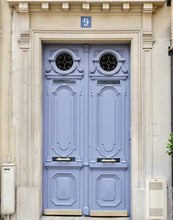 Load image into Gallery viewer, Periwinkle Blue Door - Paris Print - La Porte Bonheur