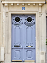 Load image into Gallery viewer, Periwinkle Blue Door - Paris Print - La Porte Bonheur