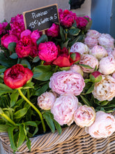 Load image into Gallery viewer, Pink Peonies in Paris - Paris Photography - La Porte Bonheur