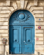 Load image into Gallery viewer, Place Saint-Sulpice Blue Door - Paris Photography - La Porte Bonheur