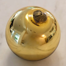 Load image into Gallery viewer, gold ball vintage french christmas ornament
