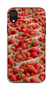 Strawberries at the Marché Phone Case - French Market Phone Case - La Porte Bonheur