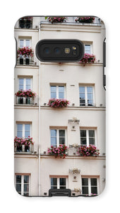 Geraniums on the Left Bank Phone Case - Paris Phone Case -La Porte Bonheur