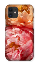 Load image into Gallery viewer, Coral Peonies Phone Case - Peony Phone Case - La Porte Bonheur
