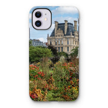 Load image into Gallery viewer, Late Summer Flowers in the Tuileries Phone Case - Paris Phone Case - La Porte Bonheur
