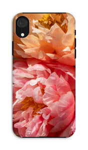 Coral Peonies Phone Case - Peony Phone Case - La Porte Bonheur