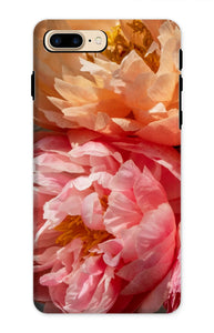 Coral Peonies Phone Case - Peony Phone Case - La Porte Bonheur