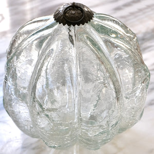 Clear Glass Ornament with Stars - La Porte Bonheur
