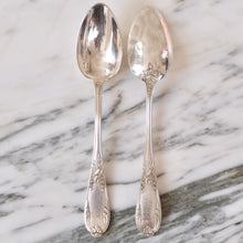 Load image into Gallery viewer, Louis XVI Musique Design Silver Plated Spoons - La Porte Bonheur
