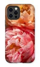 Load image into Gallery viewer, Coral Peonies Phone Case - Peony Phone Case - La Porte Bonheur
