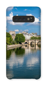 Pont Neuf from Pont des Arts Phone Case - Paris Phone Case - La Porte Bonheur