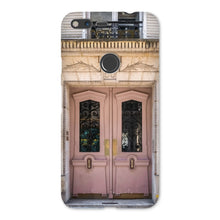 Load image into Gallery viewer, Left Bank Pink Doors Phone Case - Paris Phone Case - La Porte Bonheur - Paris Pink Door Phone Case

