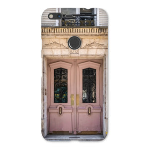 Left Bank Pink Doors Phone Case - Paris Phone Case - La Porte Bonheur - Paris Pink Door Phone Case