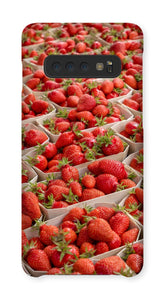 Strawberries at the Marché Phone Case - French Market Phone Case - La Porte Bonheur