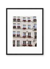 Load image into Gallery viewer, Geraniums on the Left Bank - Paris Print - La Porte Bonheur
