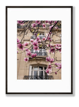Load image into Gallery viewer, Spring Windows - Paris Print with Magnolias - La Porte Bonheur
