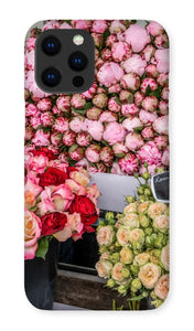 Peonies and Garden Roses at the Marché Phone Case - Paris Phone Case - La Porte Bonheur