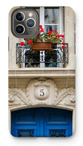 Blue Door No. 5 Phone Case - Paris Phone Case - La Porte Bonheur