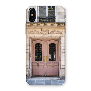 Left Bank Pink Doors Phone Case - Paris Phone Case - La Porte Bonheur - Paris Pink Door Phone Case