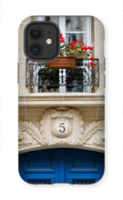 Load image into Gallery viewer, Blue Door No. 5 Phone Case - Paris Phone Case - La Porte Bonheur
