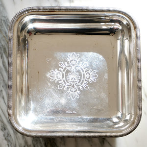 Christian Dior Silver Catch-All Dish - La Porte Bonheur