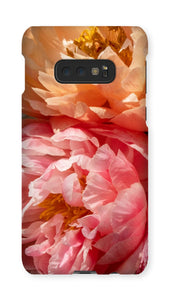 Coral Peonies Phone Case - Peony Phone Case - La Porte Bonheur