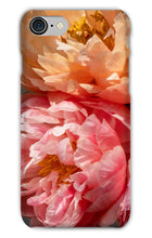 Load image into Gallery viewer, Coral Peonies Phone Case - Peony Phone Case - La Porte Bonheur
