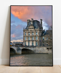 Louvre Sunset - Paris Print - La Porte Bonheur