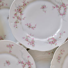 Load image into Gallery viewer, Haviland Pink Floral Dinner Plates - La Porte Bonheur
