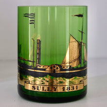 Load image into Gallery viewer, Mid-Century Modern Green Steamship Tumblers - La Porte Bonheur
