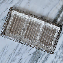 Load image into Gallery viewer, Silver Plated Tray with Glass Dishes - La Porte Bonheur
