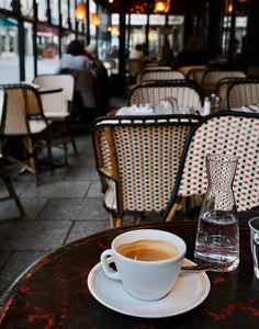 Un Café at Le Central - Paris Print - La Porte Bonheur