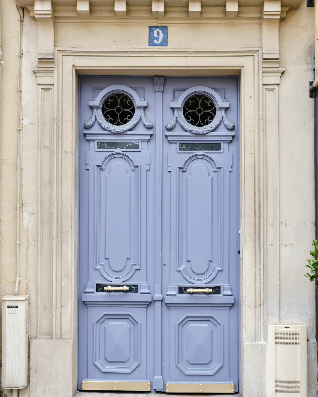 Periwinkle Blue Door - Paris Print - La Porte Bonheur