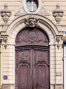 Purple Door on the Left Bank - Paris Photography - La Porte Bonheur