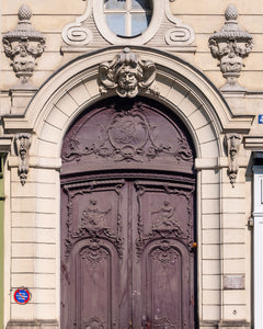 Purple Door on the Left Bank - Paris Photography - La Porte Bonheur